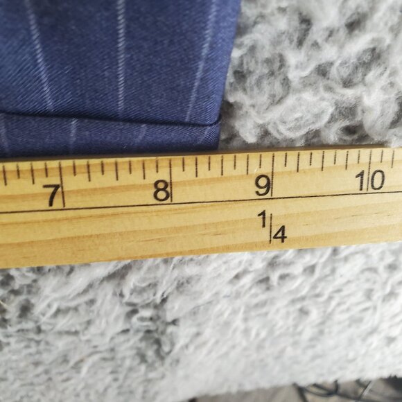 Jos. A. Bank Suit Mens 48R 43x28 Navy Blue Pinstriped Wool Reserve Two Piece - Picture 16 of 16